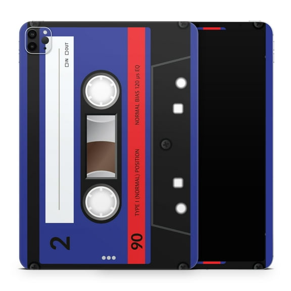 DesignSkinz Retro Cassette Tape V2 Full-Body Skin Decal Wrap Cover for iPad Mini 6 (A2568)