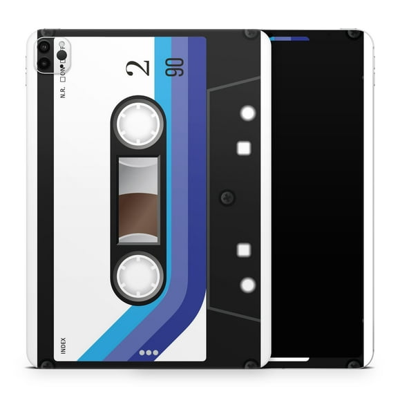 DesignSkinz Retro Cassette Tape V8 Full-Body Skin Decal Wrap Cover for iPad Pro 11” 1st Gen (A1980/A1934/A2013/A1979)