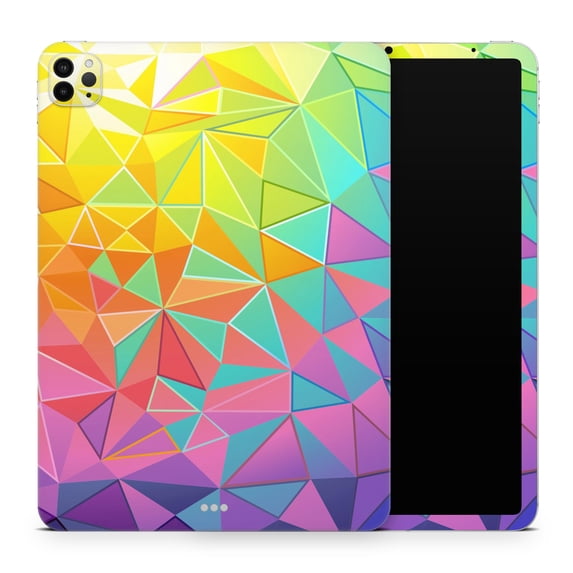 DesignSkinz Retro Geometric Full-Body Skin Decal Wrap Cover for iPad 5th Gen 9.7”(A1822/A1823)