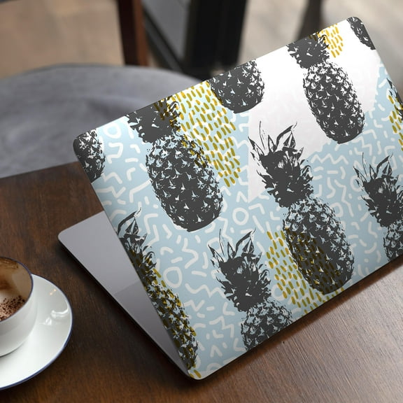 DesignSkinz Retro Summer Pineapple v5 Full-Body Skin Decal Wrap Cover for MacBook 12" Retina (A1534)