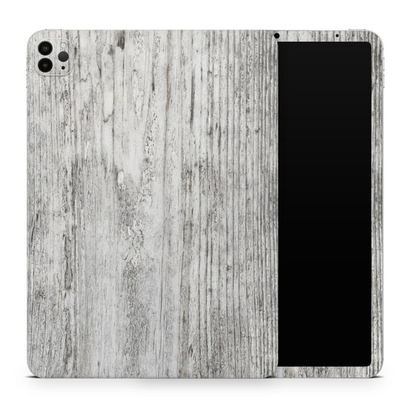 DesignSkinz Rough White Wood Full-Body Skin Decal Wrap Cover for iPad Air 2 (A1566/A1567)