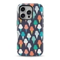 thumbnail image 1 of DesignSkinz Scratch-Resistant Hard Slim Case Compatible with iPhone 12 Pro Max (Compatible with MagSafe) - The All Over Teal and Green Ice Cream Cones, 1 of 9