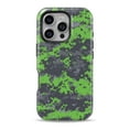 thumbnail image 1 of DesignSkinz Scratch-Resistant Hard Slim Case Compatible with iPhone 11 Pro Max (Compatible with MagSafe) - Lime Green and Gray Digital Camouflage, 1 of 9