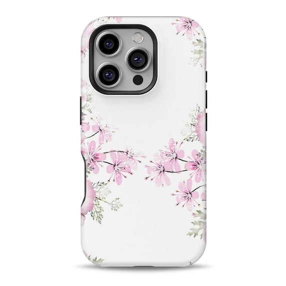 DesignSkinz Scratch-Resistant Hard Slim Case Compatible with iPhone 12 (Compatible with MagSafe) - Modern Chic Mama Floral V1