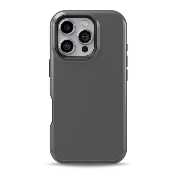 DesignSkinz Scratch-Resistant Hard Slim Case Compatible with iPhone 12 Pro (Compatible with MagSafe) - Solid Dark Gray
