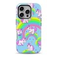 thumbnail image 1 of DesignSkinz Scratch-Resistant Hard Slim Case Compatible with iPhone 12 Pro Max (Compatible with MagSafe) - Magical Cartoon Unicorns, 1 of 9