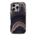 thumbnail image 1 of DesignSkinz Scratch-Resistant Hard Slim Case Compatible with iPhone 12 Pro Max (Compatible with MagSafe) - Vivid Agate Vein Slice Foiled V14, 1 of 9