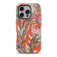 thumbnail image 1 of DesignSkinz Scratch-Resistant Hard Slim Case Compatible with iPhone 13 (Compatible with MagSafe) - Summer Floral Coral v2, 1 of 9