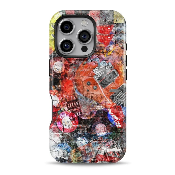 DesignSkinz Scratch-Resistant Hard Slim Case Compatible with iPhone 13 (Compatible with MagSafe) - Urban Music Culture Graffiti