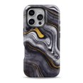 thumbnail image 1 of DesignSkinz Scratch-Resistant Hard Slim Case Compatible with iPhone 13 Mini (Compatible with MagSafe) - Vivid Agate Vein Slice Foiled V17, 1 of 9