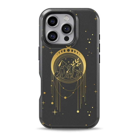 DesignSkinz Scratch-Resistant Hard Slim Case Compatible with iPhone 13 Pro (Compatible with MagSafe) - Dream Catcher with Crystals