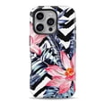 thumbnail image 1 of DesignSkinz Scratch-Resistant Hard Slim Case Compatible with iPhone 14 Plus (Compatible with MagSafe) - Vivid Tropical Chevron Floral v1, 1 of 9