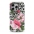 thumbnail image 1 of DesignSkinz Scratch-Resistant Hard Slim Case Compatible with iPhone 14 Pro Max (Compatible with MagSafe) - Trendy Floral On Animal Print V1, 1 of 9
