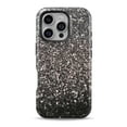 thumbnail image 1 of DesignSkinz Scratch-Resistant Hard Slim Case Compatible with iPhone 15 (Compatible with MagSafe) - Black Unfocused Sparkle, 1 of 9