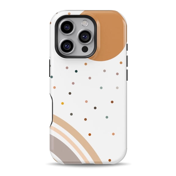 DesignSkinz Scratch-Resistant Hard Slim Case Compatible with iPhone 15 (Compatible with MagSafe) - Sparks Boho Minimal Design V1