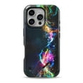 thumbnail image 1 of DesignSkinz Scratch-Resistant Hard Slim Case Compatible with iPhone 15 Plus (Compatible with MagSafe) - Neon Motion Lights, 1 of 9