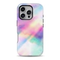 thumbnail image 1 of DesignSkinz Scratch-Resistant Hard Slim Case Compatible with iPhone 15 Pro (Compatible with MagSafe) - Tie Dyed Bright Texture, 1 of 9