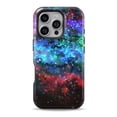 thumbnail image 1 of DesignSkinz Scratch-Resistant Hard Slim Case Compatible with iPhone 15 Pro Max (Compatible with MagSafe) - Neon Colored Paint Universe, 1 of 9