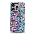 thumbnail image 1 of DesignSkinz Scratch-Resistant Hard Slim Case Compatible with iPhone 16 (Compatible with MagSafe) - Bright WaterColor Floral, 1 of 9