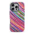 thumbnail image 1 of DesignSkinz Scratch-Resistant Hard Slim Case Compatible with iPhone 16 Pro (Compatible with MagSafe) - Abstract Color Strokes, 1 of 9