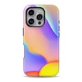 thumbnail image 1 of DesignSkinz Scratch-Resistant Hard Slim Case Compatible with iPhone 16 Pro (Compatible with MagSafe) - Abstract Neon Wave V4, 1 of 9