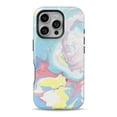thumbnail image 1 of DesignSkinz Scratch-Resistant Hard Slim Case Compatible with iPhone 16 Pro Max (Compatible with MagSafe) - Marbleized Swirling Cotton Candy, 1 of 9