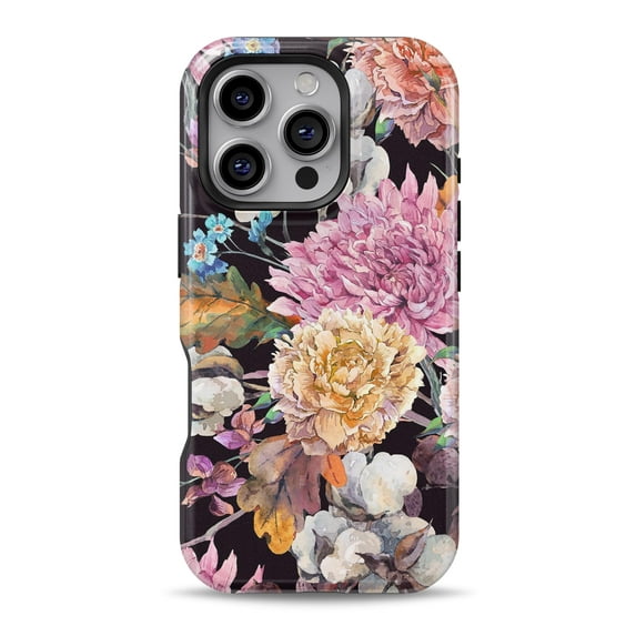 DesignSkinz Scratch-Resistant Hard Slim Case Compatible with iPhone 16 Pro Max (Compatible with MagSafe) - Summer Watercolor Floral v1