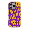 thumbnail image 1 of DesignSkinz Scratch-Resistant Hard Slim Case Compatible with iPhone SE Gen 2/3 (Compatible with MagSafe) - Funky Smiley Faces, 1 of 1