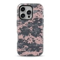 thumbnail image 1 of DesignSkinz Scratch-Resistant Hard Slim Case Compatible with iPhone SE Gen 2/3 (Compatible with MagSafe) - Subtle Pink and Gray Digital Camouflage, 1 of 9