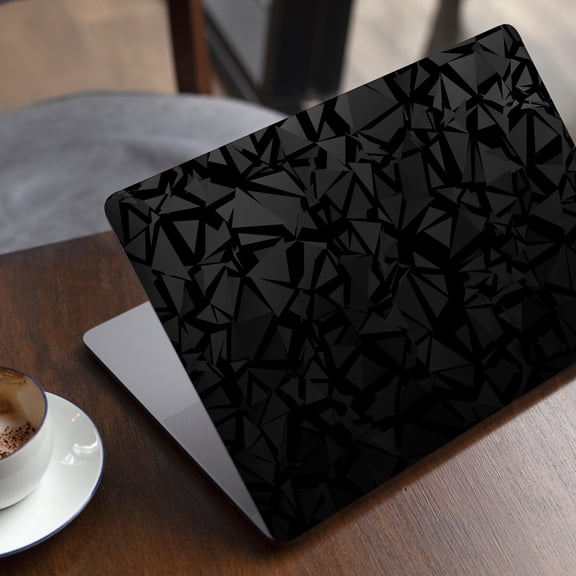 DesignSkinz Shattered Black Polygon Full-Body Skin Decal Wrap Cover for MacBook Pro 16" (A2141)