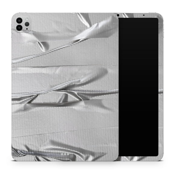 DesignSkinz Silver Duct Tape Full-Body Skin Decal Wrap Cover for iPad (A1219/A1337)