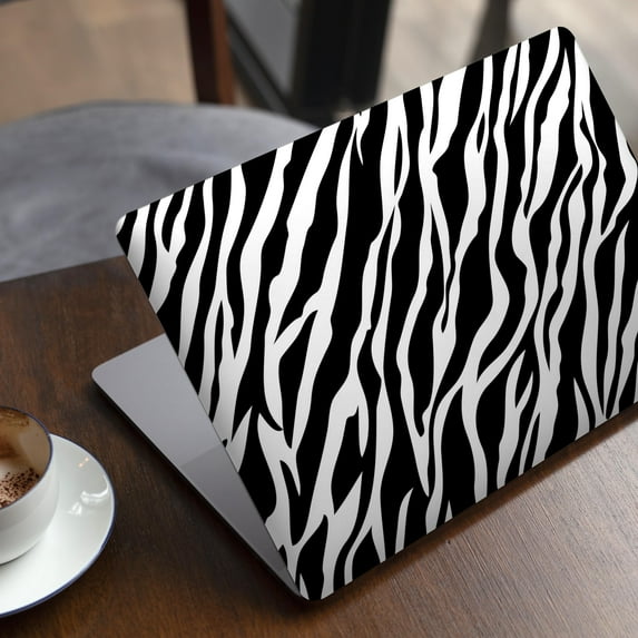 DesignSkinz Simple Vector Zebra Animal Print Full-Body Skin Decal Wrap Cover for MacBook 12" Retina (A1534)