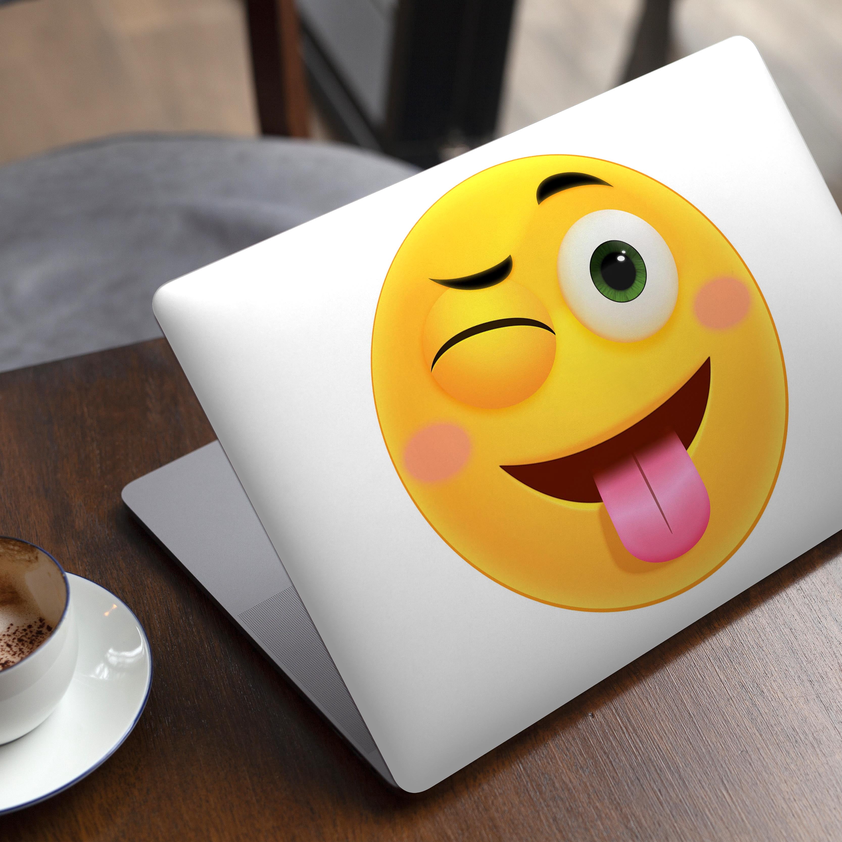 DesignSkinz Smiley Wink Friendly Emoticons Full-Body Skin Decal Wrap ...