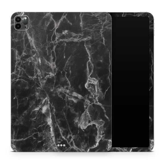 DesignSkinz Smooth Black Marble Full-Body Skin Decal Wrap Cover for iPad Mini (A1432/A1454)