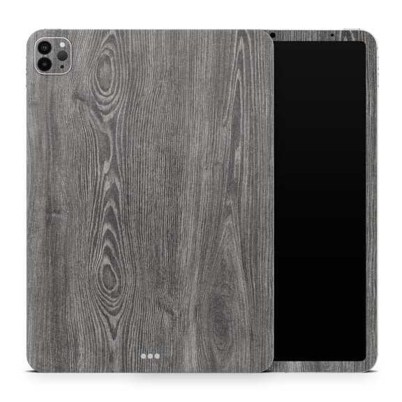 DesignSkinz Smooth Gray Wood V2 Full-Body Skin Decal Wrap Cover for iPad Air 2 (A1566/A1567)