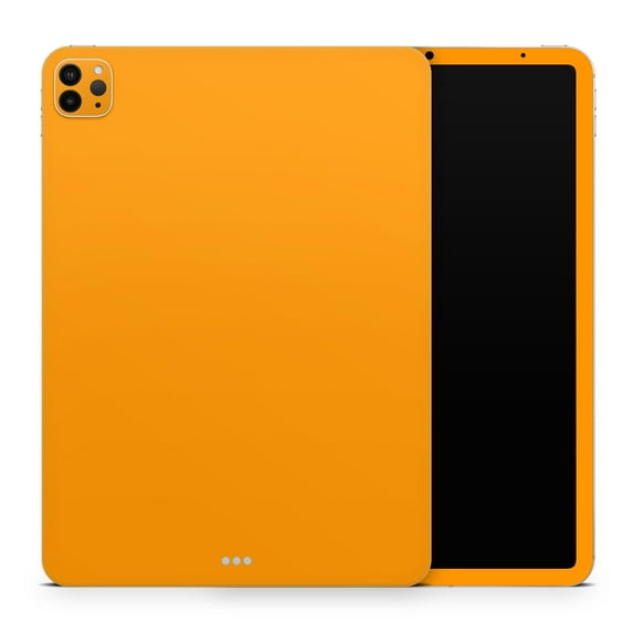 DesignSkinz Solid Orange Full-Body Skin Decal Wrap Cover for iPad Pro 12.9” 3rd Gen (A1876/A1895/A2014)