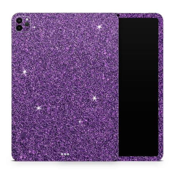 DesignSkinz Sparkling Purple Ultra Metallic Glitter Full-Body Skin Decal Wrap Cover for iPad Mini 5 (A2133/A2124)