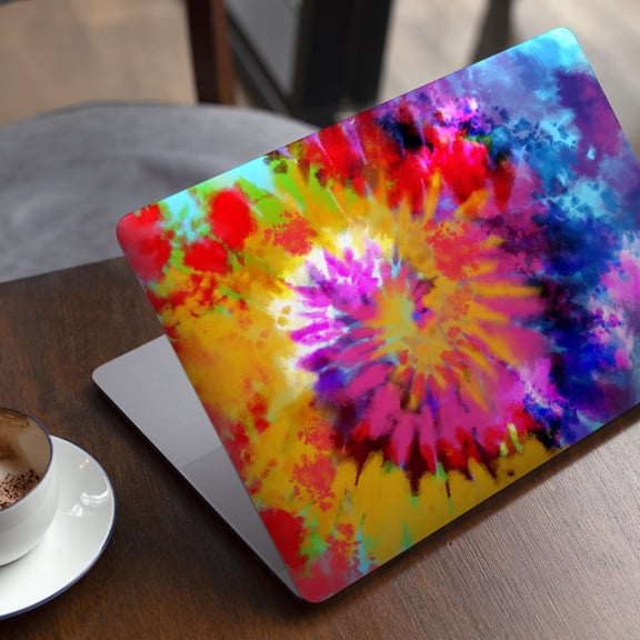 DesignSkinz Spiral Tie Dye V8 Full-Body Skin Decal Wrap Cover for MacBook Pro 13" M1/M2 (A2338)