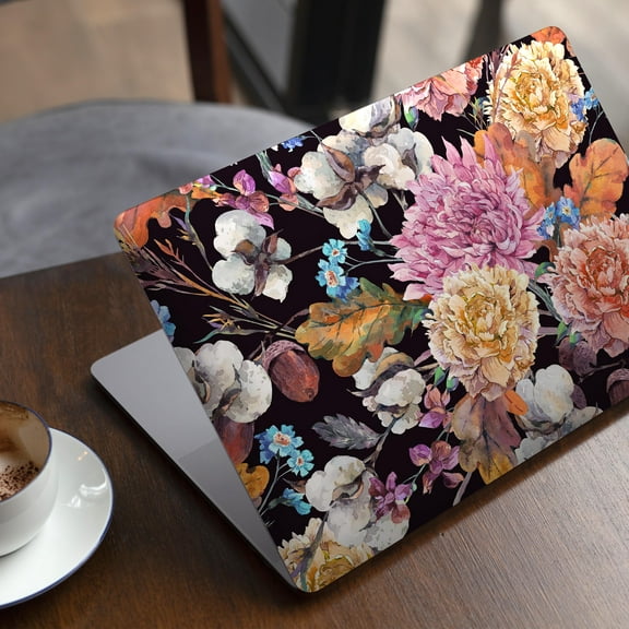 DesignSkinz Summer Watercolor Floral v1 Full-Body Skin Decal Wrap Cover for MacBook Pro 13" Retina (A1502/A1425)