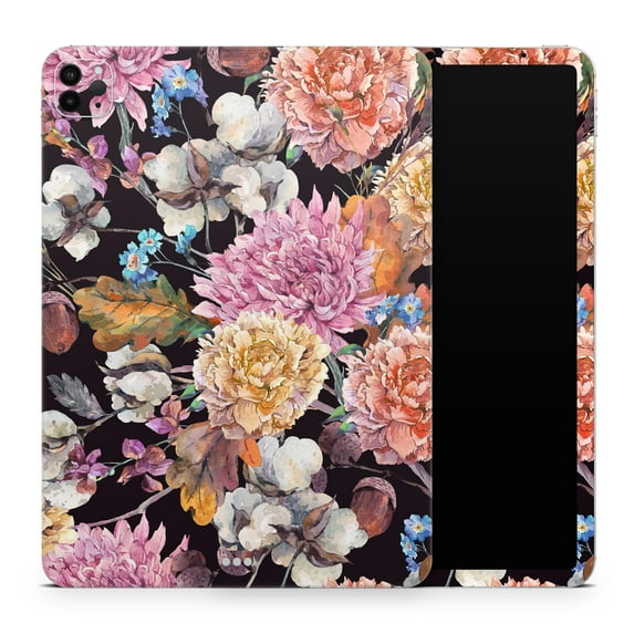 DesignSkinz Summer Watercolor Floral v1 Full-Body Skin Decal Wrap Cover for iPad Air (A1474/A1475/A1476)