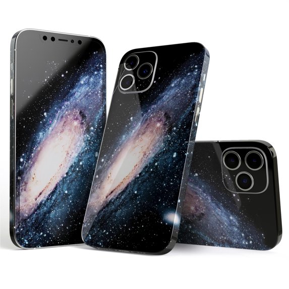 DesignSkinz Swirling Glowing Starry Galaxy Full-Body Skin Decal Wrap Cover for iPhone 16 Plus
