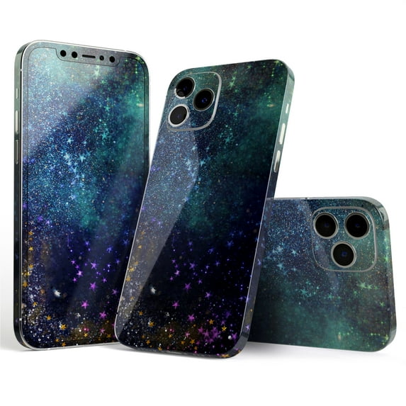 DesignSkinz Swirling Multicolor Star Explosion Full-Body Skin Decal Wrap Cover for iPhone 16 Plus