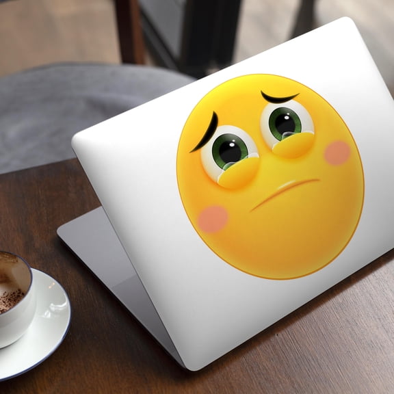 DesignSkinz Teary Eyed Friendly Emoticons Full-Body Skin Decal Wrap Cover for MacBook 12" Retina (A1534)