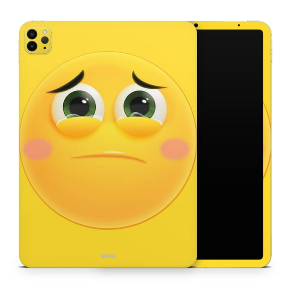 DesignSkinz Teary Eyed Friendly Emoticons Full-Body Skin Decal Wrap Cover for iPad 8th Gen 10.2"(A2270/A2428)