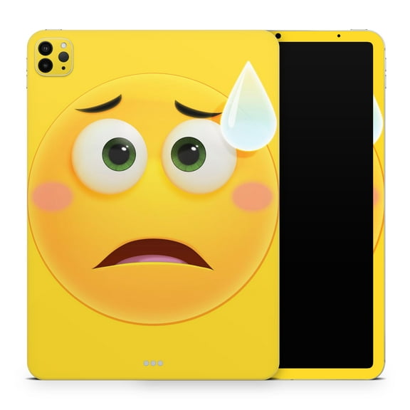 DesignSkinz Teary Sad Friendly Emoticons Full-Body Skin Decal Wrap Cover for iPad Pro 11” 3rd/4th Gen (A2377/A2459/A2759/A2435)