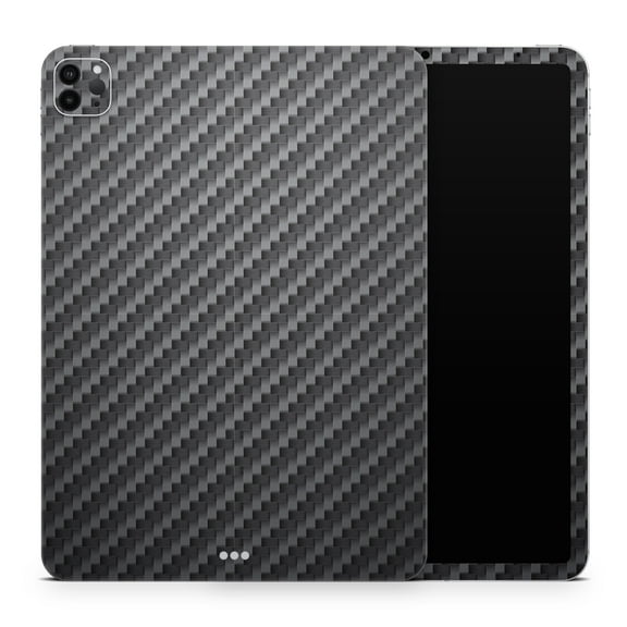 DesignSkinz Textured Black Carbon Fiber Full-Body Skin Decal Wrap Cover for iPad (A1219/A1337)