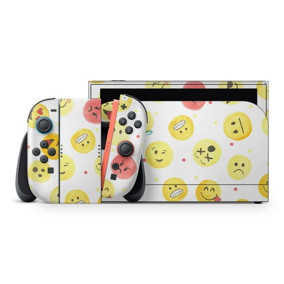 DesignSkinz The All Over Emoji Pattern Full-Body Skin Decal Wrap Cover for Nintendo Switch 2