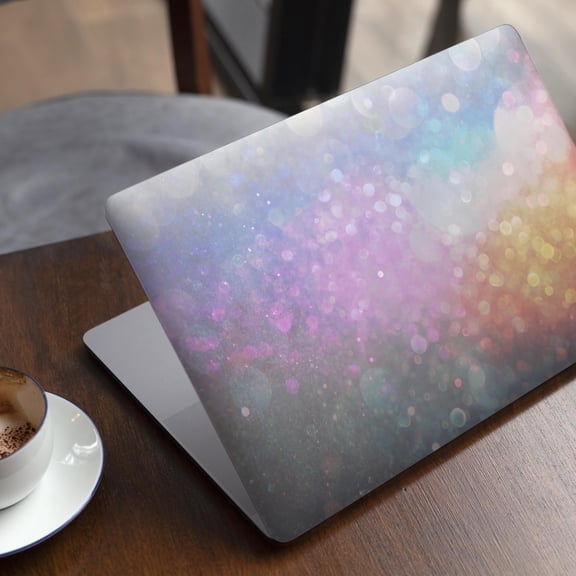 DesignSkinz Tie Dye Unfocused Glowing Orbs of Light Full-Body Skin Decal Wrap Cover for MacBook Air 15" M2/M3 (A2941/A3114)