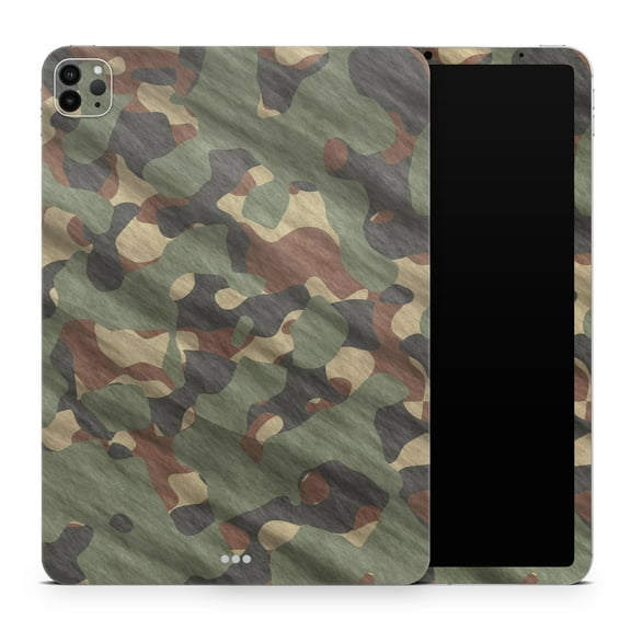 DesignSkinz Traditional Camouflage Fabric Pattern Full-Body Skin Decal Wrap Cover for iPad Mini 5 (A2133/A2124)