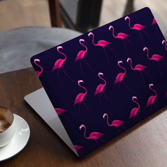 DesignSkinz Tropical Neon Summer Flamingo Full-Body Skin Decal Wrap Cover for MacBook 12" Retina (A1534)
